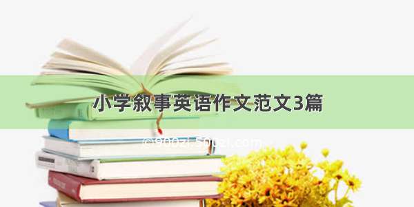 小学叙事英语作文范文3篇