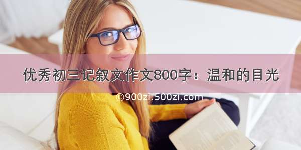 优秀初三记叙文作文800字：温和的目光