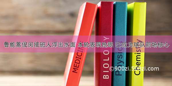 鲁能蒿俊闵接班人浮出水面 本轮表现抢眼 已成为球队前场核心