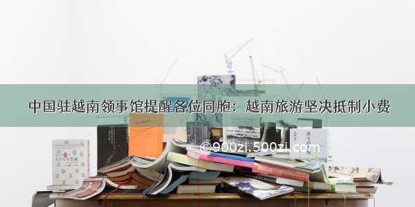 中国驻越南领事馆提醒各位同胞：越南旅游坚决抵制小费