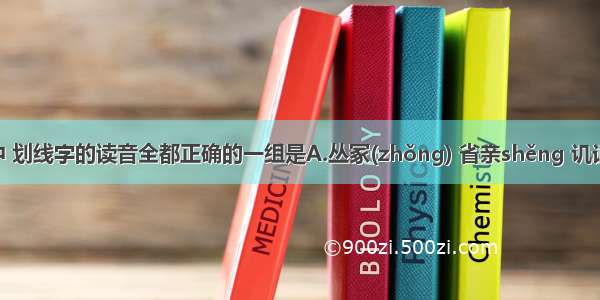 下列词语中 划线字的读音全都正确的一组是A.丛冢(zhǒng) 省亲shěng 讥诮(qiào) 应