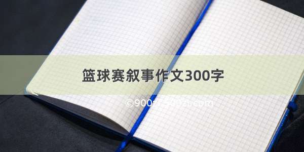 篮球赛叙事作文300字